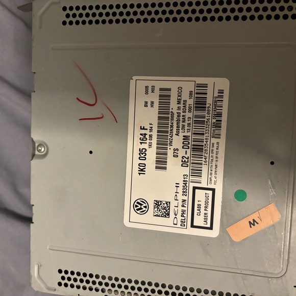 Audio Equipment Radio 1k0035164f Fits 14-18 JETTA 540553 Volkswagen - Picture 3 of 14